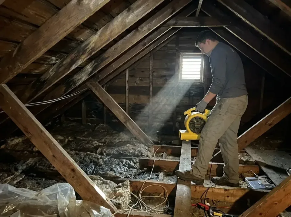 attic-water-damage-drying-proc-007 — frequently asked questions, Emergency Water Extraction & 24/7 Flood Response in Princet…